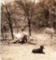 John Foster and his dog