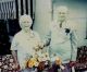 Willam and Dorothea Maria Foster at their 50th wedding anniversary, May 1986.
